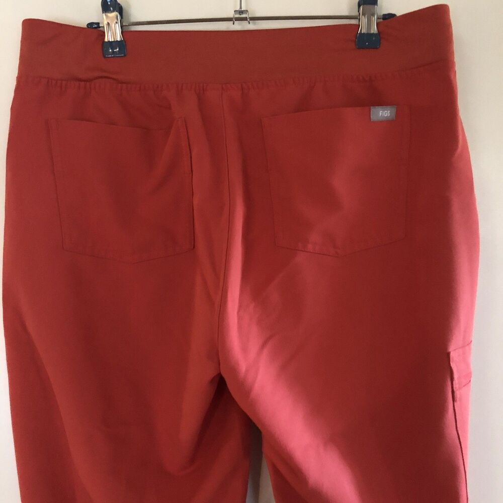 FIGS Scrub Zamora Jogger Pant Womens Medium Clay Orange - Picture 6 of 7